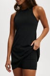 Vestido - Active Mesh Back Dress, BLACK - vista alternativa 2