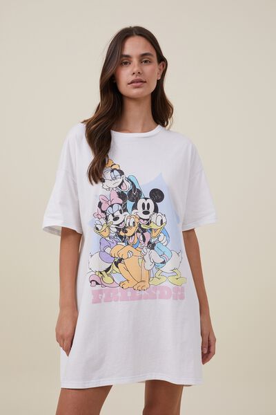 Camiseta - 90S T-Shirt Nightie, LCN DIS/MICKEY AND FRIENDS