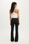 Sculpt Fleece Bootleg Sweatpant, BLACK - example image 3
