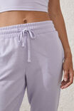 Lifestyle Cropped Gym Trackpant, LILAC LIGHT - alternate image 2