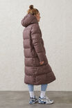 The Mother Puffer Wrap Longline Jacket, DEEP TAUPE - alternate image 3