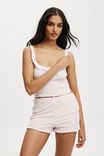 Rib Ruffle Cami, TENDER TOUCH PINK - alternate image 1