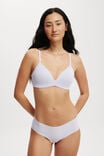 Ultimate Comfort Wirefree T-Shirt Bra, WASHED THISTLE - alternate image 1