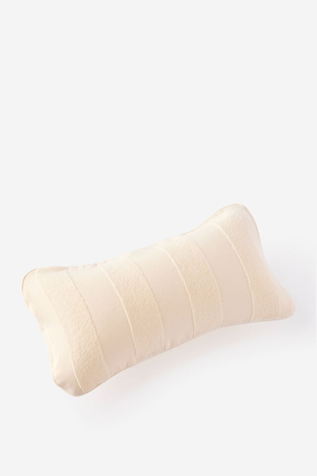 Body Inflatable Beach Pillow, COCONUT MILK STRIPE