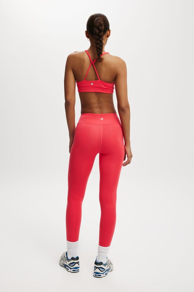 Ultra Soft Track Full Length Tight- Asia Fit, FRENCHIE RED