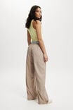 Woven Active Tie Up Pant, WHITE PEPPER - alternate image 3