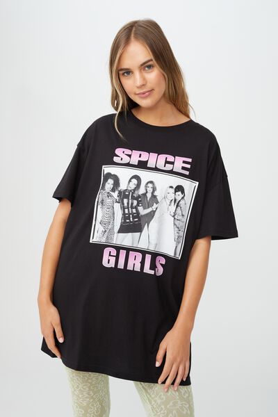 90S T-Shirt Nightie, LCN BR/SPICE WORLD PHOTO AND GRADIENT TEXT