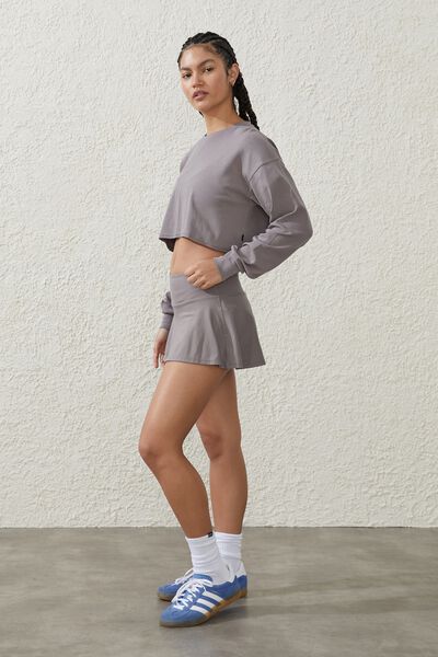 Saia - Ultra Soft Move Skirt, DESERT GREY