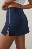 Smoothing Movement Skirt, OCEANIC NAVY PIPING - alternate image 2