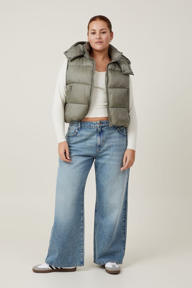 The Recycled Mother Hooded Puffer Vest 2.0