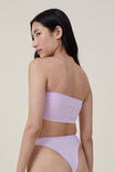 Seamless Gathered Padded Bandeau, ORCHID BLOOM - alternate image 3