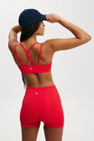 Strappy Sports Crop, RASPBERRY RIB - alternate image 3