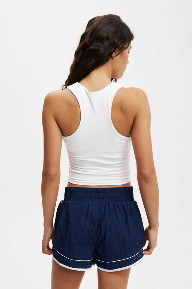 Regata - Ultra Soft Racer Tank Top, WHITE