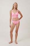 Stretch Lace Cheeky Brief, PINK SORBET - alternate image 1