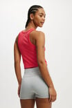 Seamless Pocket Shortie Short, LIGHT GREY MARLE - alternate image 3