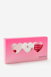 Select Colour: PINK CHECK/HEART DITSY