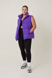 The Recycled Mother Puffer Vest 2.0, ROYAL PURPLE - alternate image 1