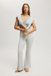 Super Soft Relaxed Flare Pant, GREY MARLE - alternate image 1