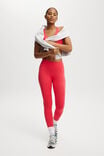 Ultra Soft Track Full Length Tight- Asia Fit, FRENCHIE RED - alternate image 1