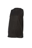 Maternity Active Curve Hem Tank Top, BLACK - alternate image 1