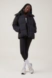 The Recycled Mother Puffer Jacket 3.0, BLACK - alternate image 2