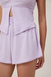 Pointelle Sleep Relaxed Short, LILAC BREEZE - alternate image 2