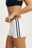 Ultra Soft Noughties Micro Short, WHITE/PREP SPORT NAVY - example image 2