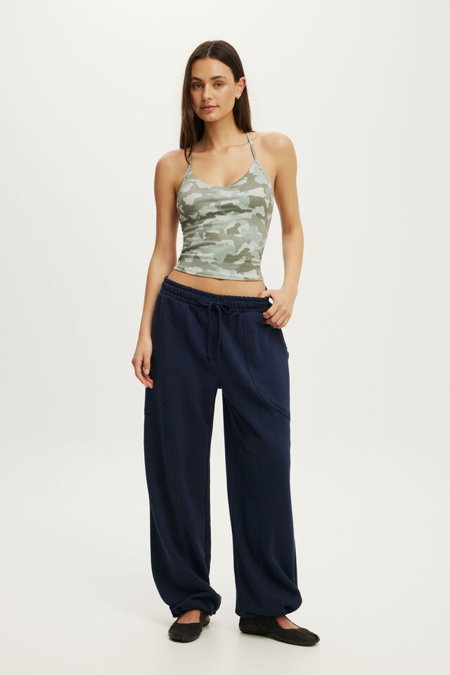 Active Fleece Utility Sweatpant, PREP SPORT NAVY