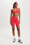 Ultra Soft Elastic Racer Crop, FRENCHIE RED - alternate image 4