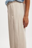 Relaxed Wide Leg Trackpant, SESAME MARLE - alternate image 4