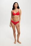 Everyday All Over Lace Bikini Brief, RASPBERRY - alternate image 1