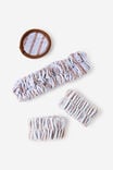 The Daily Prep Cos Case, VIOLET BLUE/TOFFEE BEAN PINSTRIPE - example image 3