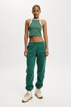 Plush Essential Gym Sweatpant, SPORTY GREEN/COCONUT MILK - alternate image 1