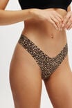 The Invisible G String Brief, TAYLOR LEOPARD - alternate image 2