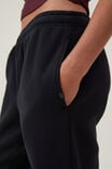 Calça de Moletom - Plush Gym Track Pant, BLACK - vista alternativa 2