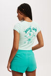 Active Fitted Graphic Tshirt, ICE GREEN/SOCIAL CLUB - alternate image 3