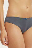 Cotton Pointelle Bikini Brief, STORMWASH BLUE - example image 2