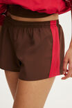 Move Active Woven Short, CHESTNUT/CHARGED RED - example image 2