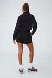 Plush Fleece Short, BLACK - alternate image 3