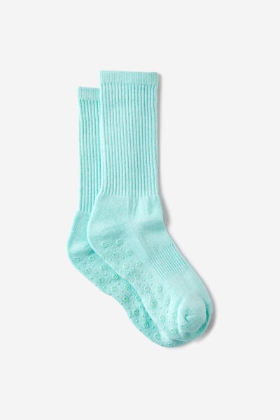 Performance Studio Crew Sock, ICE GREEN MARLE