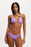 Slider Triangle Bikini Top, PURPLE METALLIC - alternate image 1