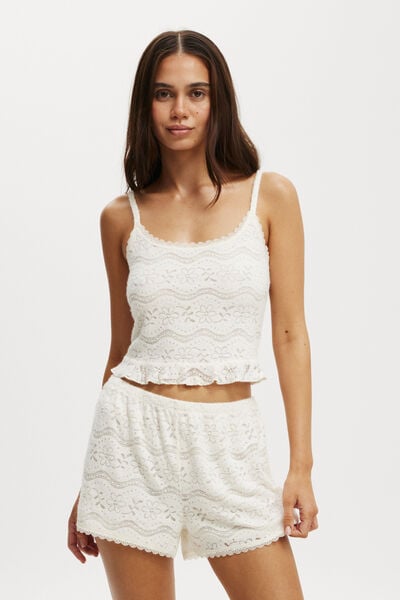 Textured Super Soft Cami, CREAM