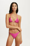 Micro String Thong Bikini Bottom, SUNDRIED ROSE SHIMMER - example image 4