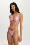 Micro String Thong Bikini Bottom, BON BON GLOSS - example image 4