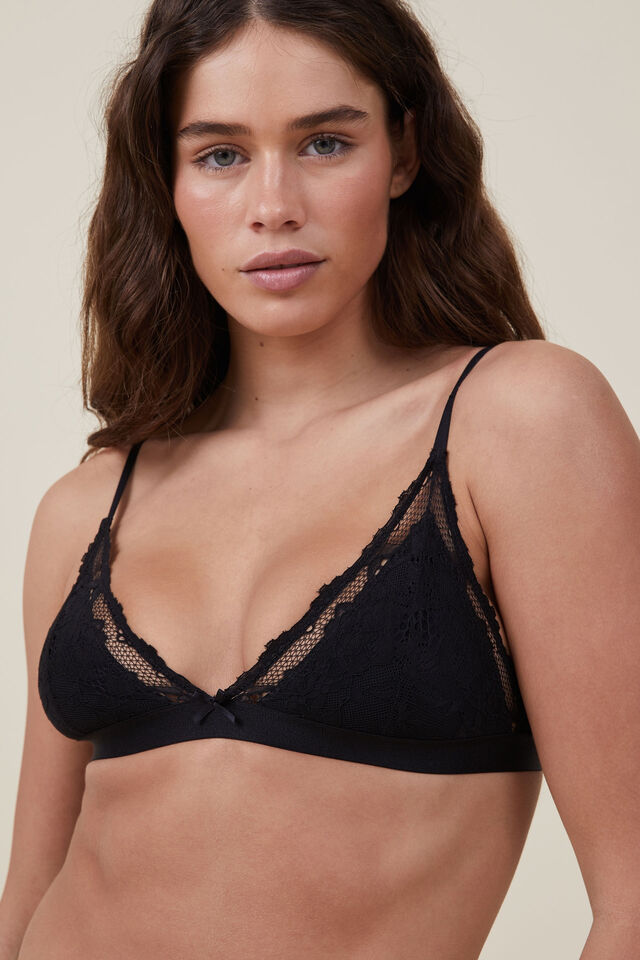 Everyday Lace Triangle Bralette