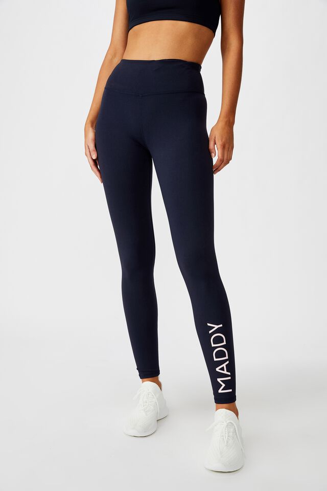 Personalised High Waist Core Tight, NAVY