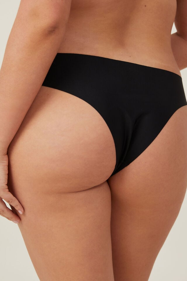 The Invisible Cheeky Brief, (R) BLACK