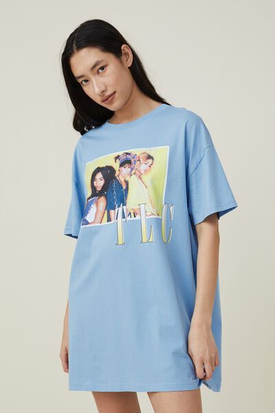 90S T-Shirt Nightie, LCN MT/TLC TRIO