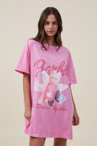 Camiseta - 90S T-Shirt Nightie, LCN BARBIE/WE DREAM TOGETHER