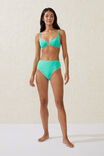 Balconette Bra Bikini Top, FRESH GREEN/BLANKET STITCH - alternate image 4